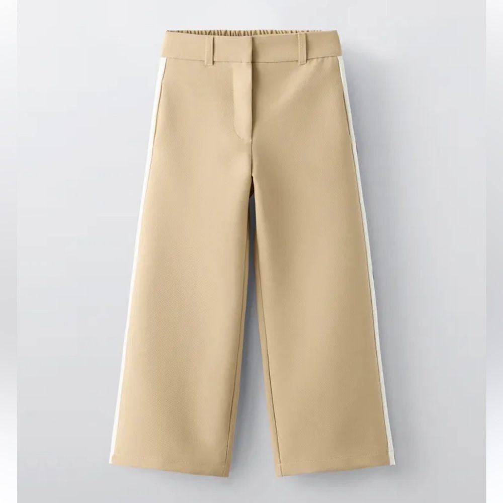 Zara Girls Tan Trousers/Pants(Size 11-12yrs)